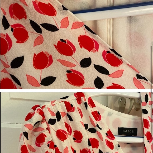 Talbots’s Tulip print dress size 12 NWOT - Picture 3 of 3